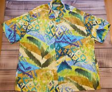 Jams World Hawaiian Patterned Shirt Mens Size 2XL