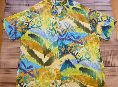 Jams World Hawaiian Patterned Shirt Mens Size 2XL