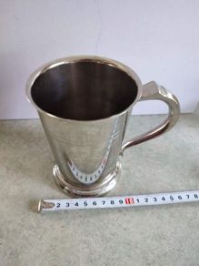 Silver Plated Tanker Collectible Vtg Sheffield England