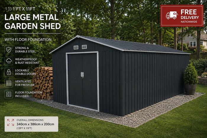 Metal Shed 13 x 11ft