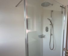 Flair AYO 1200mm Walk-In Shower Screen + 300mm Rotating Panel