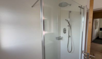 Flair AYO 1200mm Walk-In Shower Screen + 300mm Rotating Panel