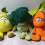 fruit and vegetables soft toy teddies Image 5
