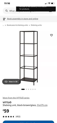 Ikea Vittsjo Unit