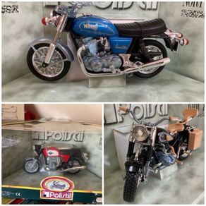 Motorcycle Models lot of three 1/15 Polistil