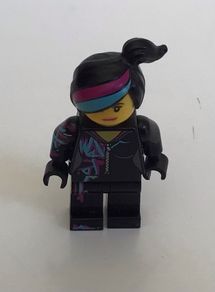The Lego Movie Wyldstyle Lego Mini Figure closed mouth