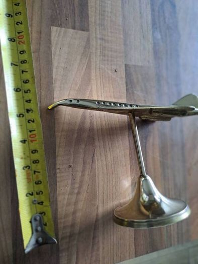 vintage brass Concorde