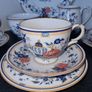 Rare Vintage Crown Staffordshire "Penang" tea set Image 2