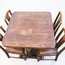 Vintage Table and Chairs X 4 - Extending Image 6