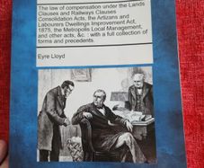 Moml. Legal Treatises,1800-1926. The Law Of Compensation Under The Lands Clauses And Railways Clauses Consolidation Acts. By Eyre Lloyd. Print on demand    Large Volume COPY  Paperback In Good Condition