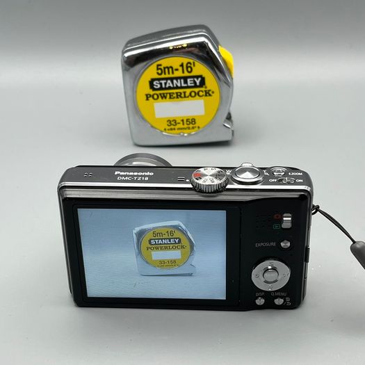 Panasonic Lumix DMC-TZ18 Black 14MP Digital Leica Lens 16x Zoom - Full Kit