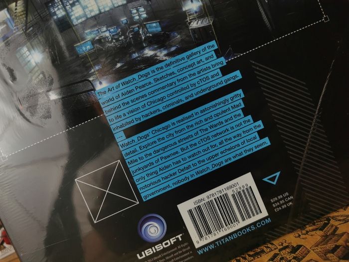 The Art of Watch Dogs ! Hardcover ! Brand New ! Still Sealed ! 2014 ! by Titan Books !