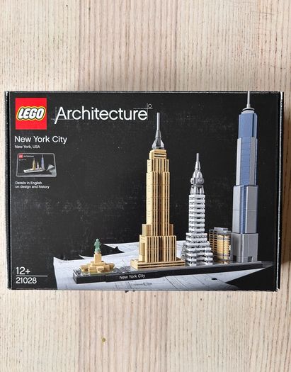 Lego architecture, New York, and Paris skylines