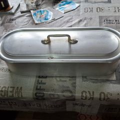 Vintage Aluminium Fish Steamer Poacher or Fish Kettle, Designed for Cooking Whole Fish, Postage Available