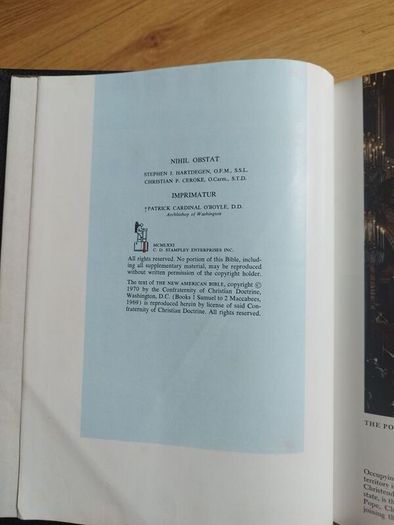 Large Vintage Catholic Bible - Free