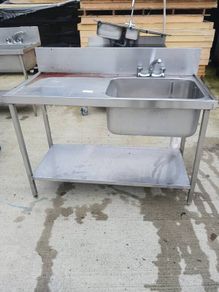 stainless steel commercial sink