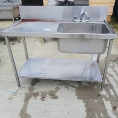 stainless steel commercial sink