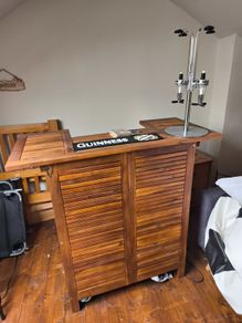 Home bar and stools