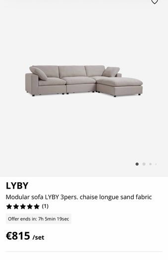 Modular sofa
