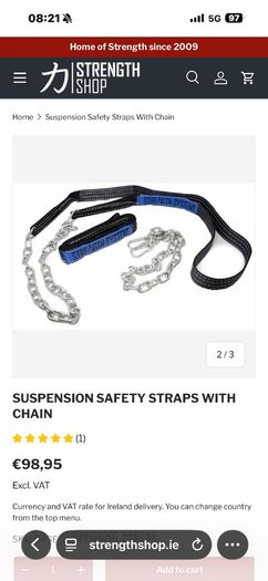 Squat Rack / Power Rack Safety Spotter Straps!