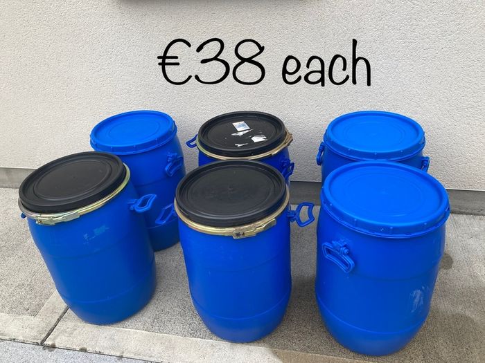 Blue barrel- blue drums