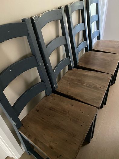 Chairs reclaimed solid wood