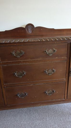 Antique sideboard buffet