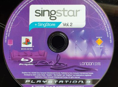 Singstar 2 PS3 Playstation 3