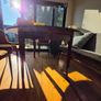 Elegant Mid-Century Modern Extendable Dining Table Image 7