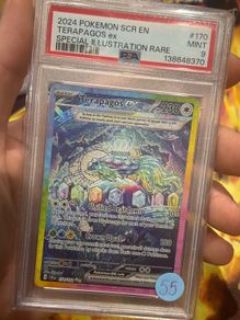 Pokemon Card Terapagos Ex Psa 9