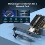 10Gb Base-T PCI-e Network Card, Marvell AQC113 Controller, NICGIGA 10Gb Ethernet Adapter Support WOL, 10Gbe RJ45 Port NIC Card, Windows10/11/Windows Server/Linux Image 4