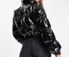 STEVE MADDEN puffer cropped jacket
