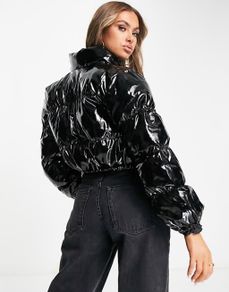 STEVE MADDEN puffer cropped jacket
