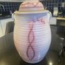 Beautiful very  Tall  12 inch Ceramic lidded pot Image 2