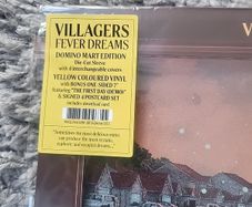 Villagers Fever dreams domino mart edition signed postcard set and single sided 7' vinyl