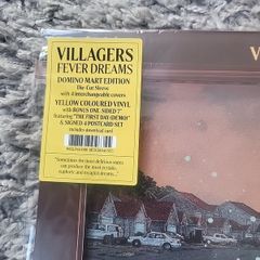 Villagers Fever dreams domino mart edition signed postcard set and single sided 7' vinyl