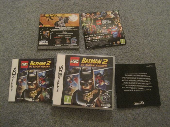 Nintendo DS Game Case for Batman 2 with Manuals.