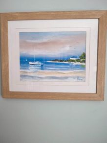 Frederic Flanet - ARTWORK Sailboat   Framed Print