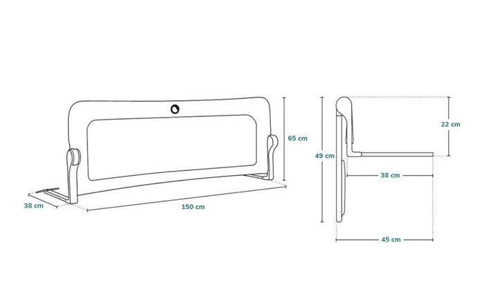 bed guard 150x66