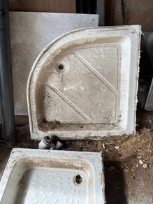 Bathroom shower tray ceramic.