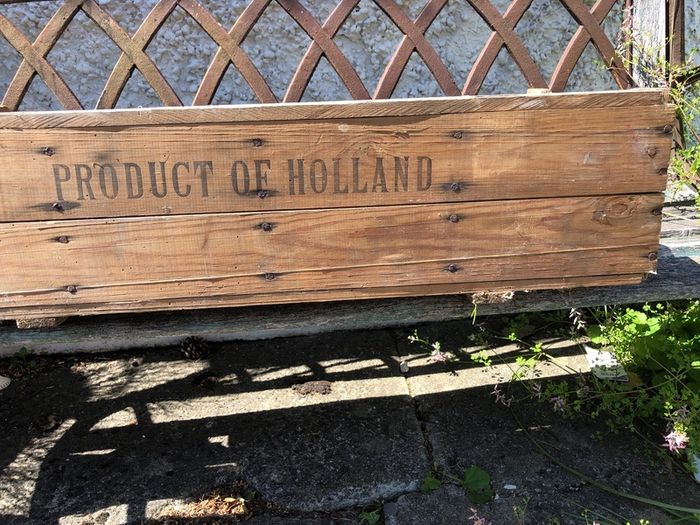 vintage wooden box