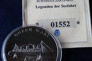 Mule error coin Queen Mary 5 Dollars 2006 (2005 old ship)