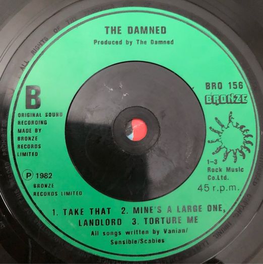 The Damned - Dozen Girls (1982) 7"