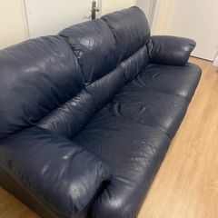 Leather couch