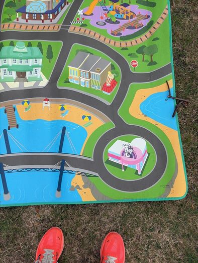 PAW Patrol Mega Mat / Jumbo Foam Floor Playmat Adventure Bay Map