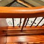 Vintage Wooden Spindle Magazine Rack / Vinyl Record Holder Image 3