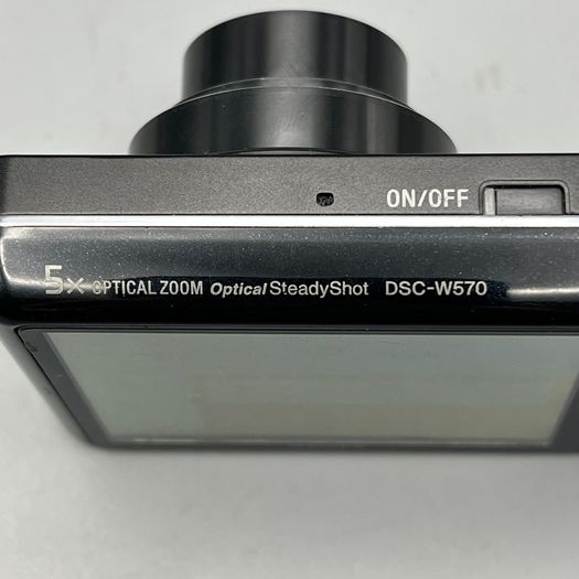 Sony DSC-W570 16.1MP Digital Camera Black - Full Kit