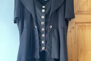 Occasion wear black top plus size new