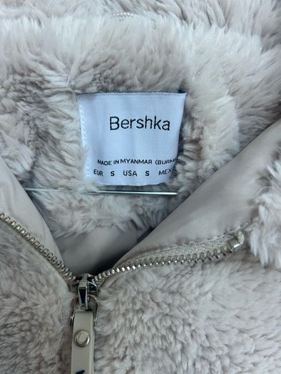 faux fur jacket from Bershka