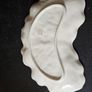 SPODE Bone China White Savoy Cabbage Crescent Plate Image 5